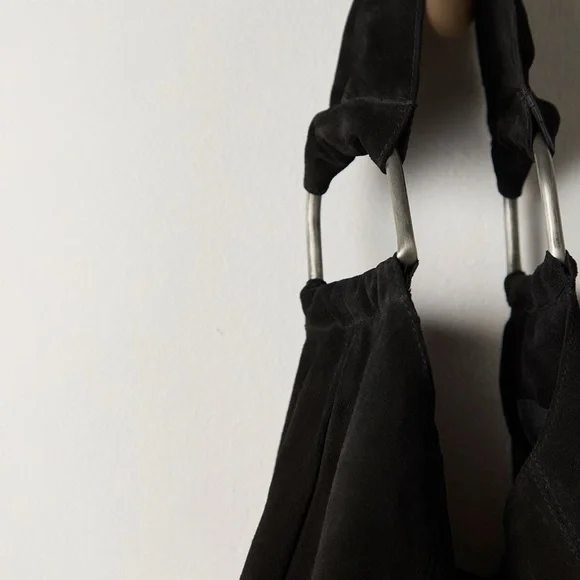 Free People Bobbi Suede Slouchy Tote Bag❤️ NWOT - Picture 9 of 11